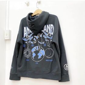 Áo hoodie in ANGEL LAND nỉ ngoại mềm mịn nón 2 lớp trẻ trung, năng động giá sỉ