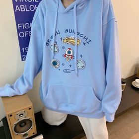 Áo Khoác Nỉ Hoodie In Vũ Trụ Green Gungchi HDI15 Unisex Freesize Phong Cách Hàn Quốc dưới 75kg giá sỉ