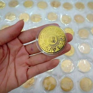 Đồng tiền Heo Mạ Vàng may mắn cho năm 2019 giá sỉ