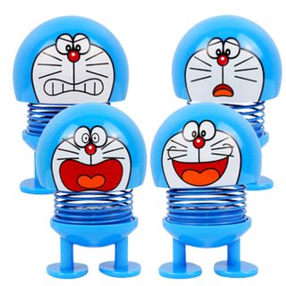 Thú nhún emoji lò xo mèo Doraemon biểu cảm nhiều gương mặt giá sỉ