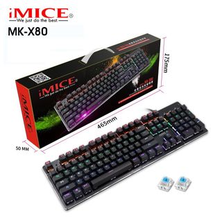 KB IMICE MK-X80 PHÍM CƠ - CHUYÊN GAME - 10 CHẾ ĐỘ LED giá sỉ