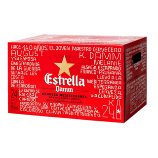 Bia Estrella Damm 330ml - Thùng 24 chai giá sỉ