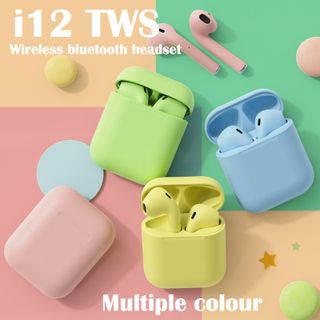 Tai nghe Inpods 12 TWS Nhét tai Không dây Bluetooth 5.0 Điều Khiển Cảm Ứng, kiếu dáng thể thao nhiều màu giá sỉ