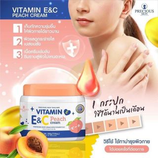Kem body vitamin e&c peach cream Thái Lan giá sỉ