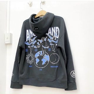 Áo hoodie in ANGEL LAND nỉ ngoại mềm mịn nón 2 lớp trẻ trung, năng động giá sỉ