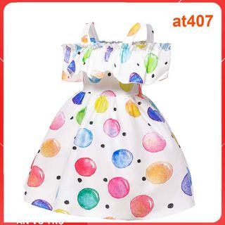 Đầm công chúa AT407 cho bé họa tiết chấm bi trẻ trung, năng động-chất liệu thoải mái giá sỉ