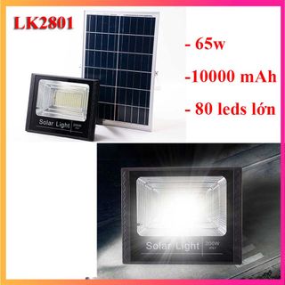 Đèn năng lượng mặt trời LK2801 ánh sáng mạnh, cao cấp-65w 80 Led lớn giá sỉ