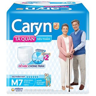 Tã quần siêu thấm Caryn M7, L6 giá sỉ