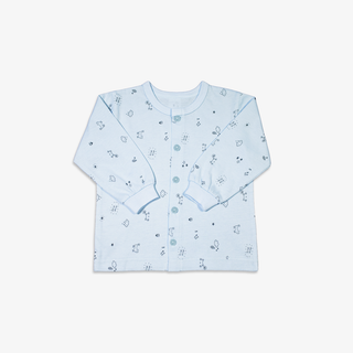 SET 5 áo dài tay Miomio cài giữa mỏng - Size 12M, Mèo xanh giá sỉ