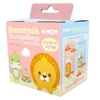 Túi trữ sữa K-Mom Hàn Quốc 200ml (Hộp 100 túi) giá sỉ