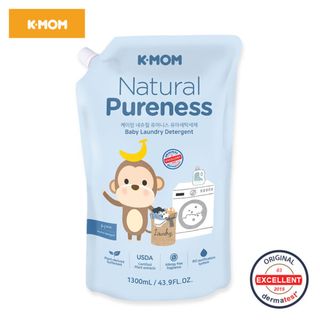 Nước giặt đồ sơ sinh hữu cơ K-Mom Hàn Quốc chiết xuất thảo mộc tự nhiên (Túi 1300ml) giá sỉ