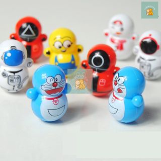 Lật Đật Mini Squid Game Doraemon Doremon Ông Già Noel Người Tuyết Pikachu Phi Hành Gia Dễ Thương Cho Bé Trai Gái Vikitoy giá sỉ