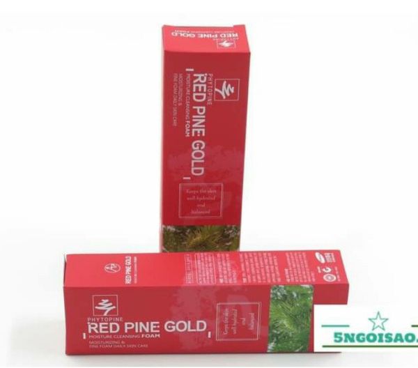 Sữa Rửa Mặt Tinh Dầu Thông Đỏ Red Pine Gold Hàn Quốc (130 ml/ hộp)
