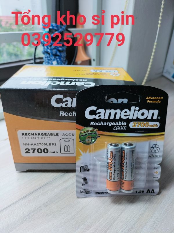 Bộ Pin AA sạc 2700mah - Camelion hàng chính hãng