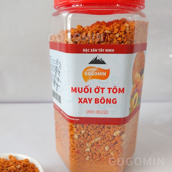 Muối Ớt Tôm Xay Bông