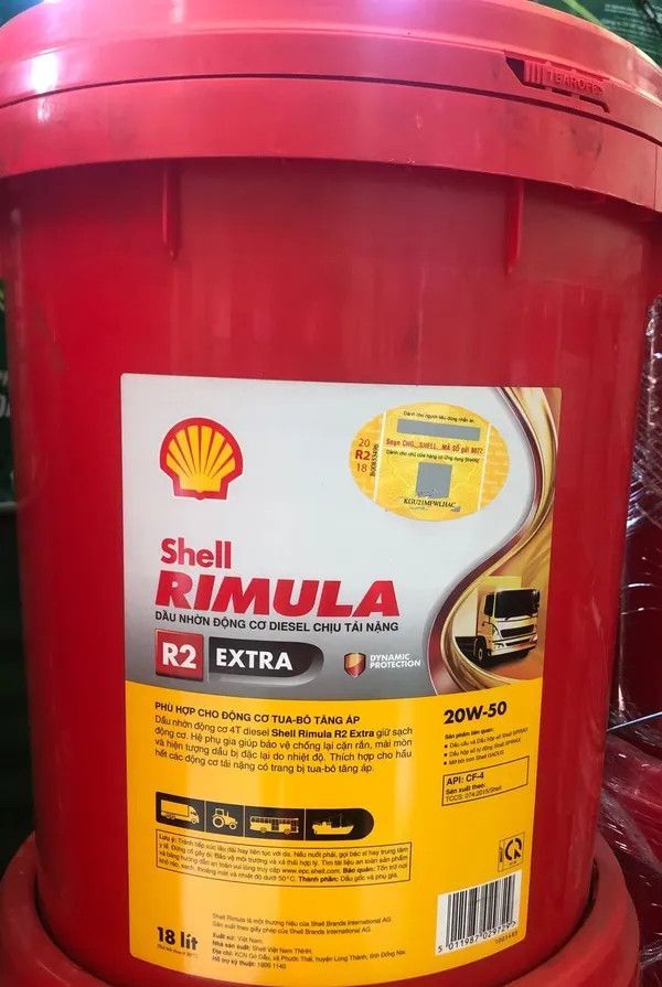 HCM - Dầu nhớt động cơ shell rimula r2 extra 20w50 chính hãng, giá tốt tại tphcm. 4dd87620-d483-11ee-8395-3f4afba5ca04