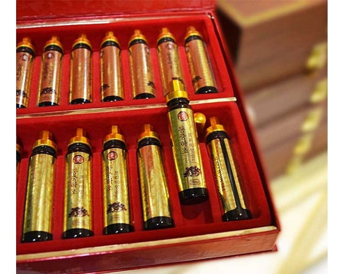 Nước đông trùng hạ thảo Hàn Quốc hộp 20 ống x 20ml Bio Apgold Nước đông trùng hạ thảo Hàn Quốc hộp 20 ống x 20ml Bio Apgold