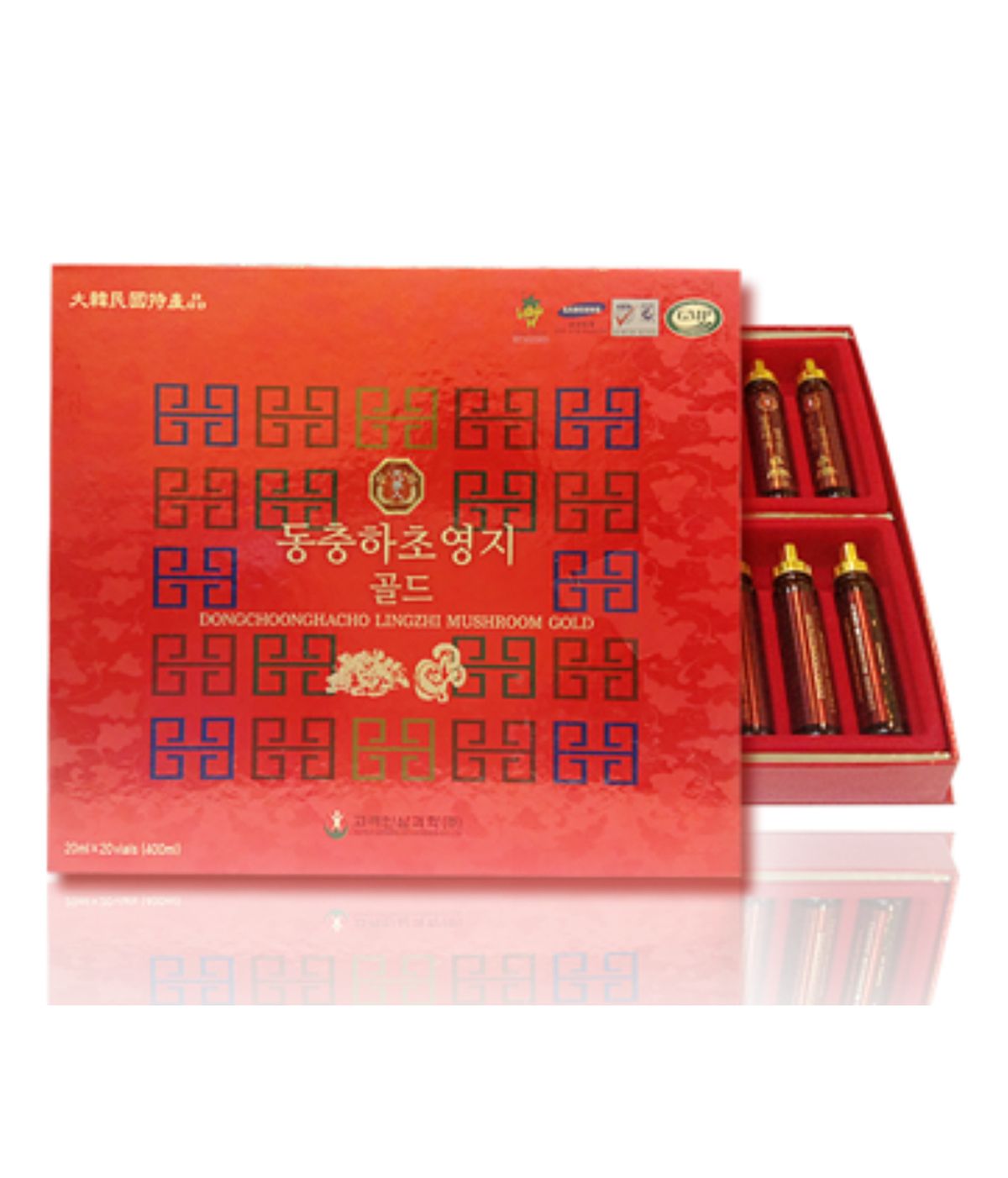 Nước đông trùng hạ thảo Hàn Quốc hộp 20 ống x 20ml Bio Apgold Nước đông trùng hạ thảo Hàn Quốc hộp 20 ống x 20ml Bio Apgold