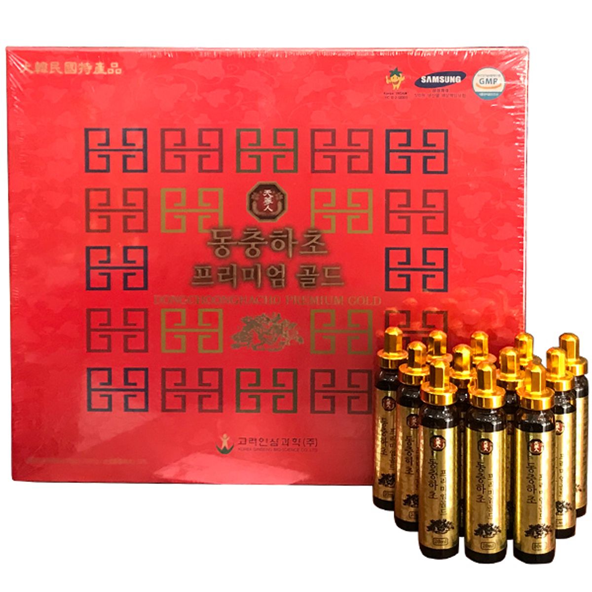 Nước đông trùng hạ thảo Hàn Quốc hộp 20 ống x 20ml Bio Apgold Nước đông trùng hạ thảo Hàn Quốc hộp 20 ống x 20ml Bio Apgold