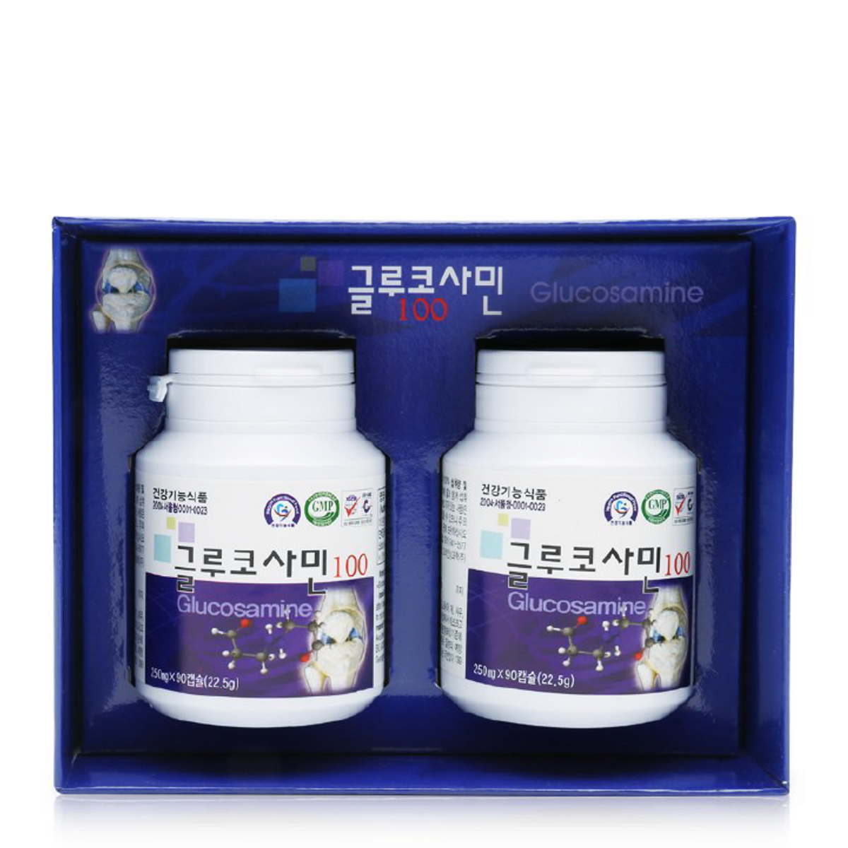 Viên bổ xương khớp Glucosamin Bio Apgold 100 Hàn Quốc (Hộp 2 lọ x 90 viên) Viên bổ xương khớp Glucosamin Bio Apgold 100 Hàn Quốc (Hộp 2 lọ x 90 viên)