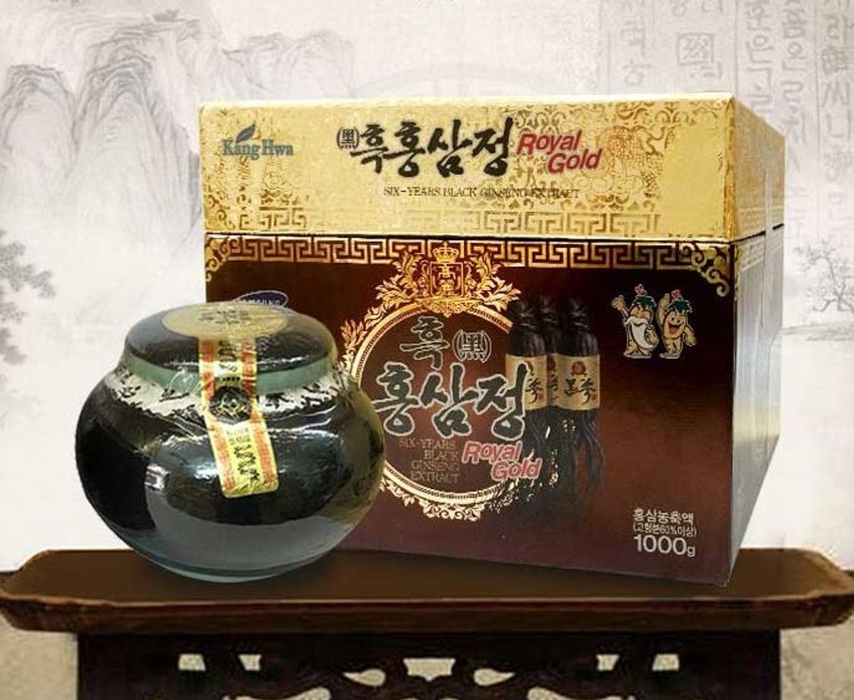Cao Hắc Sâm hũ sứ Kanghwa Hàn Quốc 1000g Cao Hắc Sâm hũ sứ Kanghwa Hàn Quốc 1000g