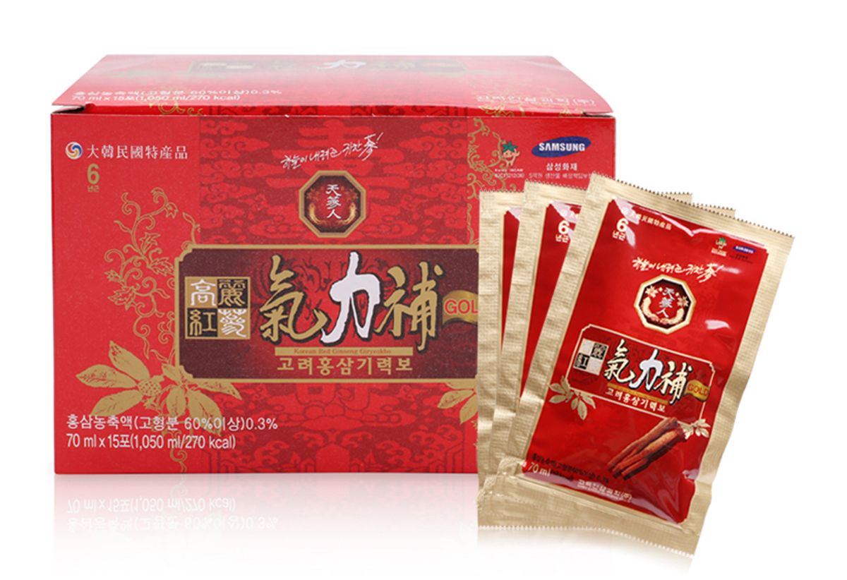 Tinh chất hồng sâm khí lực dạng nước hộp 30 gói sâm Hàn Quốc Bio Tinh chất hồng sâm khí lực dạng nước hộp 30 gói sâm Hàn Quốc Bio