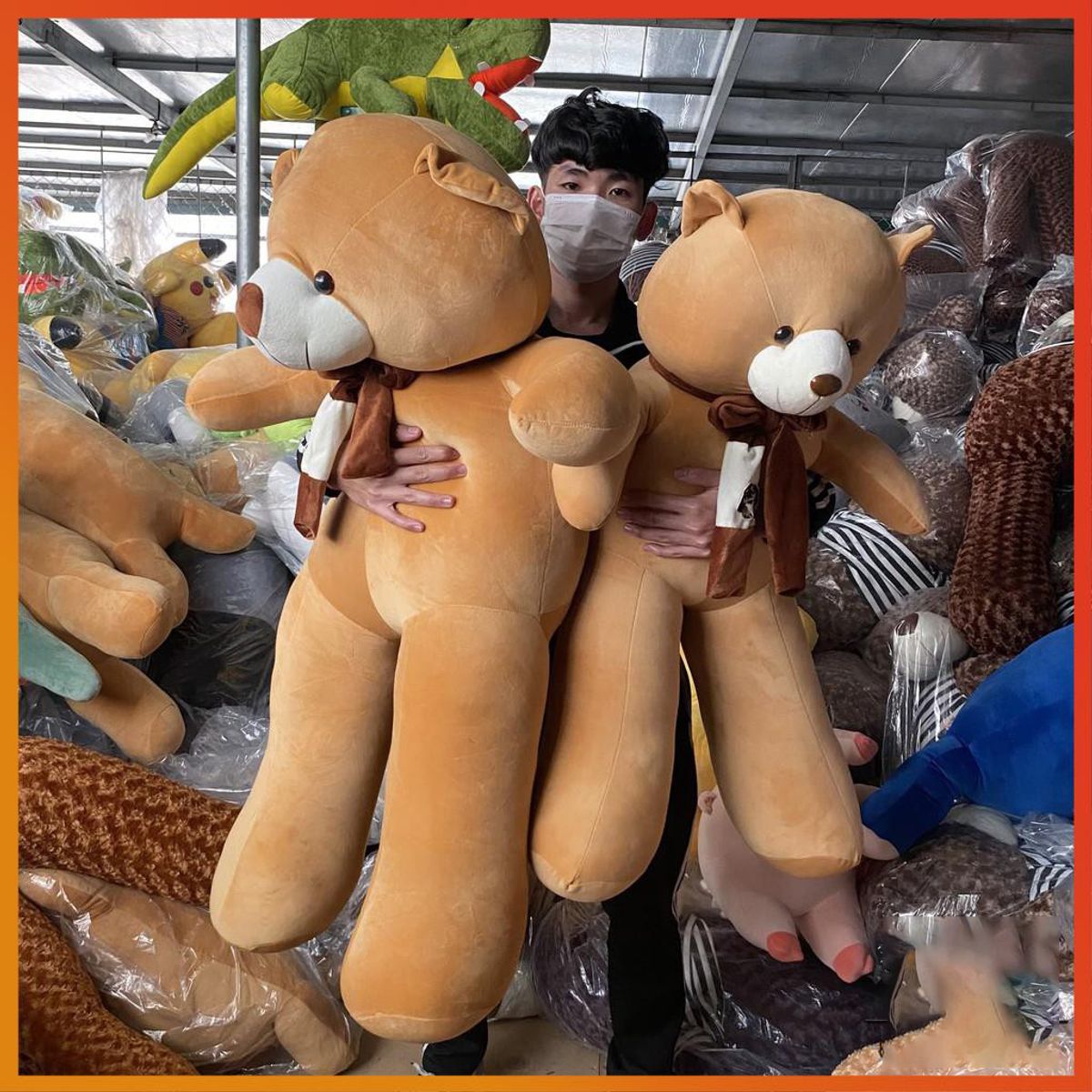 Gấu Bông Teddy Khăn, Thú Nhồi Bông Cao Cấp Quà Tặng Đáng Yêu Chất Liệu Vải Nhung Hàn Quốc Size 1m-1m3 Gấu Bông Teddy Khăn, Thú Nhồi Bông Cao Cấp Quà Tặng Đáng Yêu Chất Liệu Vải Nhung Hàn Quốc Size 1m-1m3