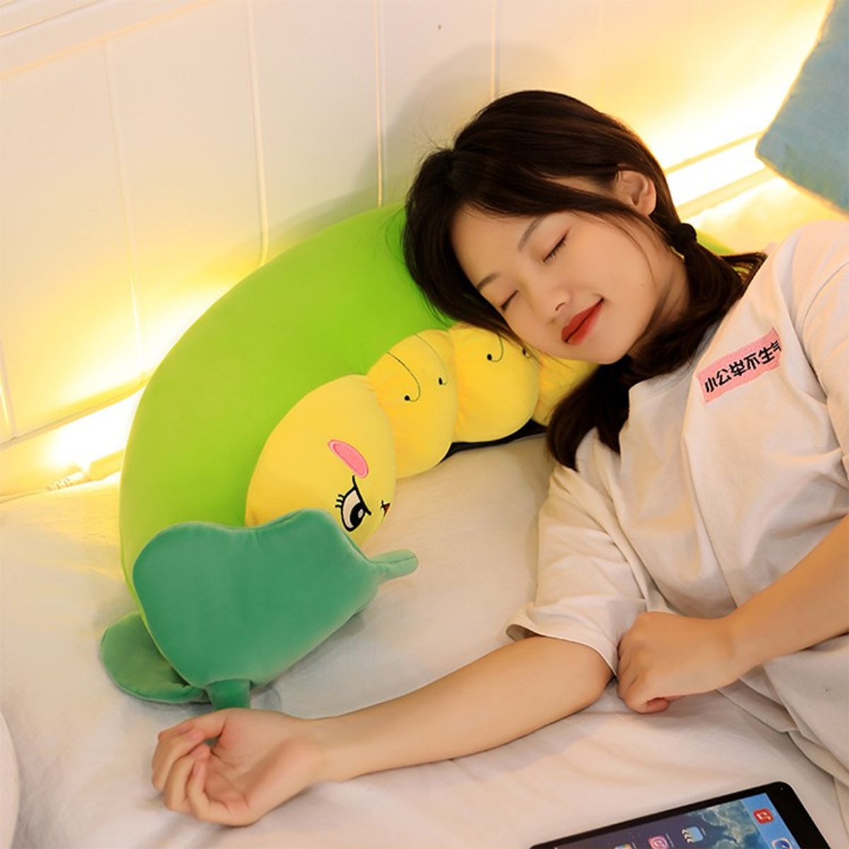 Gấu Bông Sâu Đậu - Thú Nhồi Bông Sâu Đậu Cao Cấp 100% là bông gòn 3D - Siêu Mềm Mịn 70cm - 1m2 Gấu Bông Sâu Đậu - Thú Nhồi Bông Sâu Đậu Cao Cấp 100% là bông gòn 3D - Siêu Mềm Mịn 70cm - 1m2