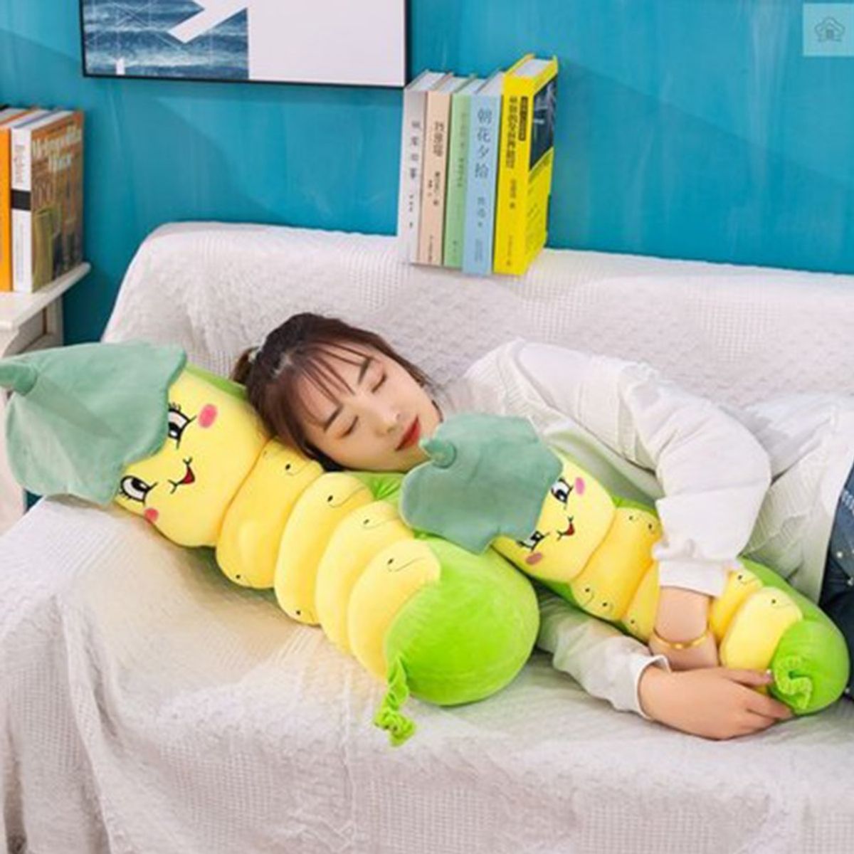 Gấu Bông Sâu Đậu - Thú Nhồi Bông Sâu Đậu Cao Cấp 100% là bông gòn 3D - Siêu Mềm Mịn 70cm - 1m2 Gấu Bông Sâu Đậu - Thú Nhồi Bông Sâu Đậu Cao Cấp 100% là bông gòn 3D - Siêu Mềm Mịn 70cm - 1m2