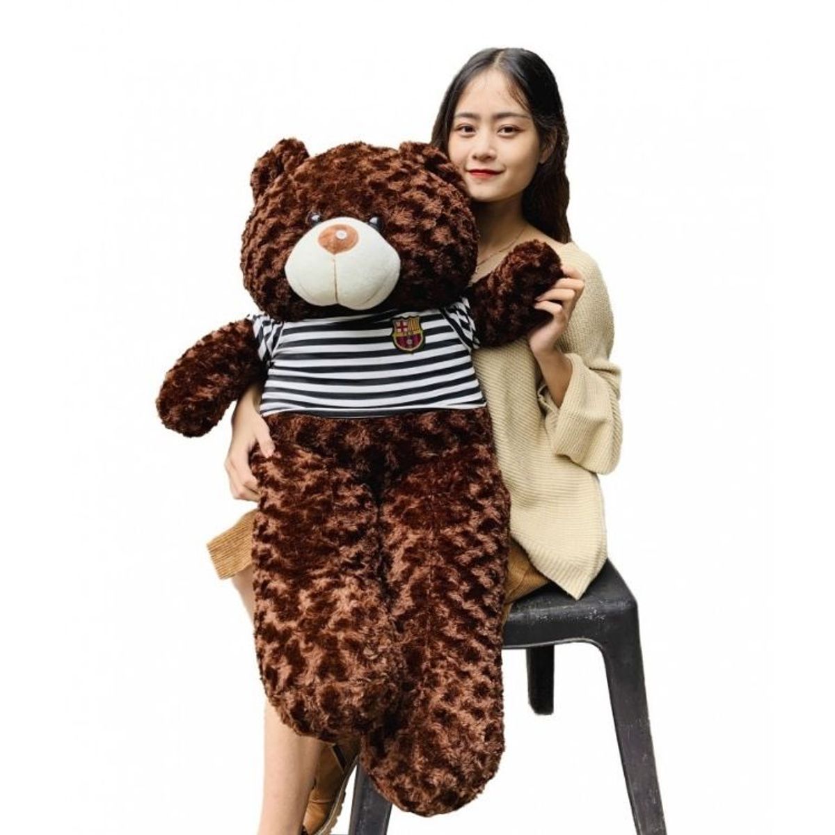 Gấu bông Teddy, gối ôm hình thú nhồi bông siêu to khổng lồ 95cm-1m8 Gấu bông Teddy, gối ôm hình thú nhồi bông siêu to khổng lồ 95cm-1m8