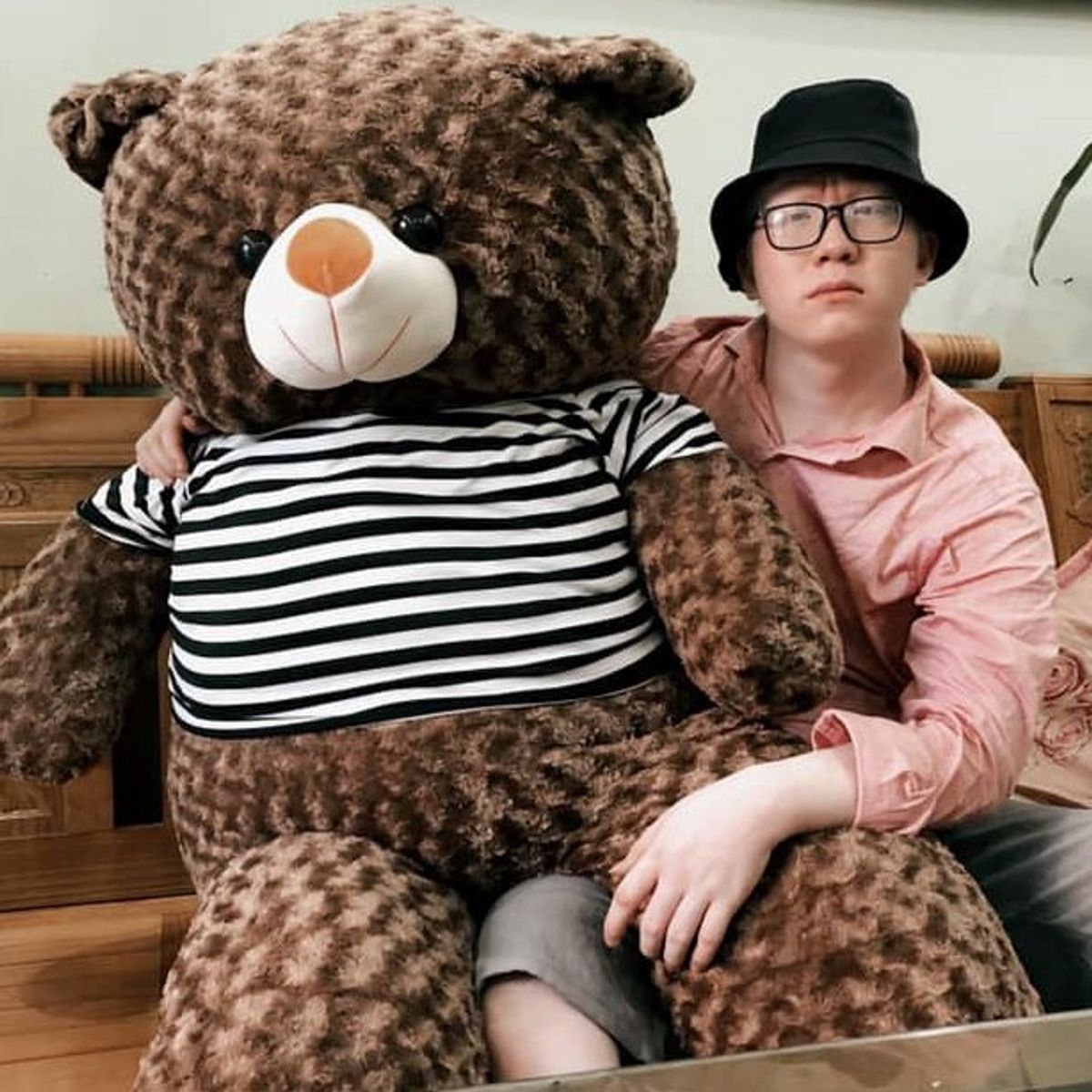 Gấu bông Teddy, gối ôm hình thú nhồi bông siêu to khổng lồ 95cm-1m8 Gấu bông Teddy, gối ôm hình thú nhồi bông siêu to khổng lồ 95cm-1m8