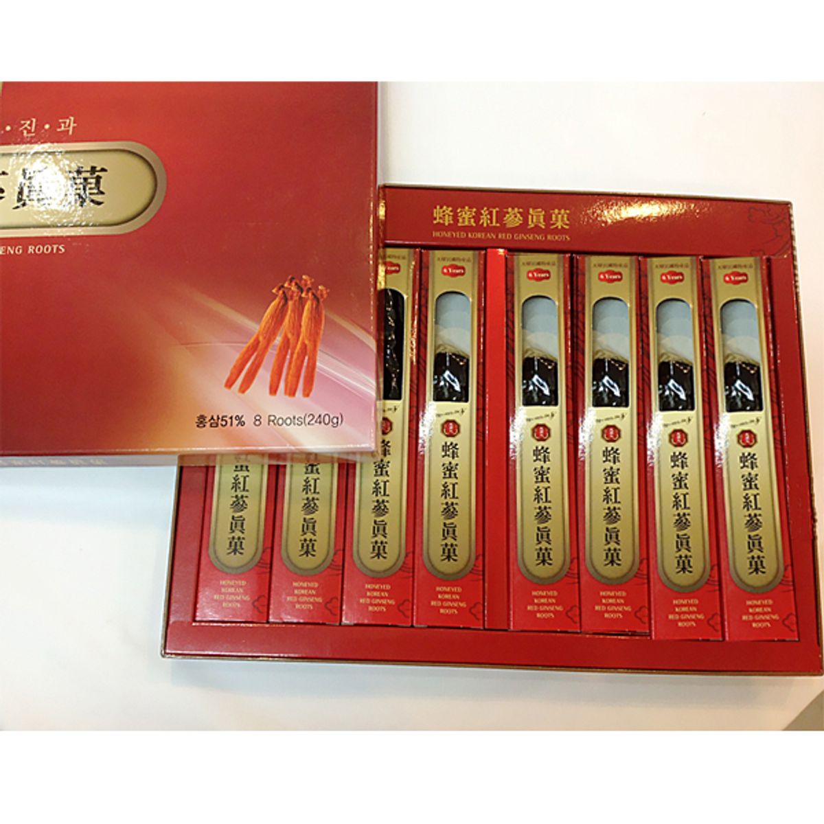 Hồng sâm Hàn Quốc 6 năm tuổi nguyên củ tẩm mật ong chính hãng Bio Apgold Hồng sâm Hàn Quốc 6 năm tuổi nguyên củ tẩm mật ong chính hãng Bio Apgold