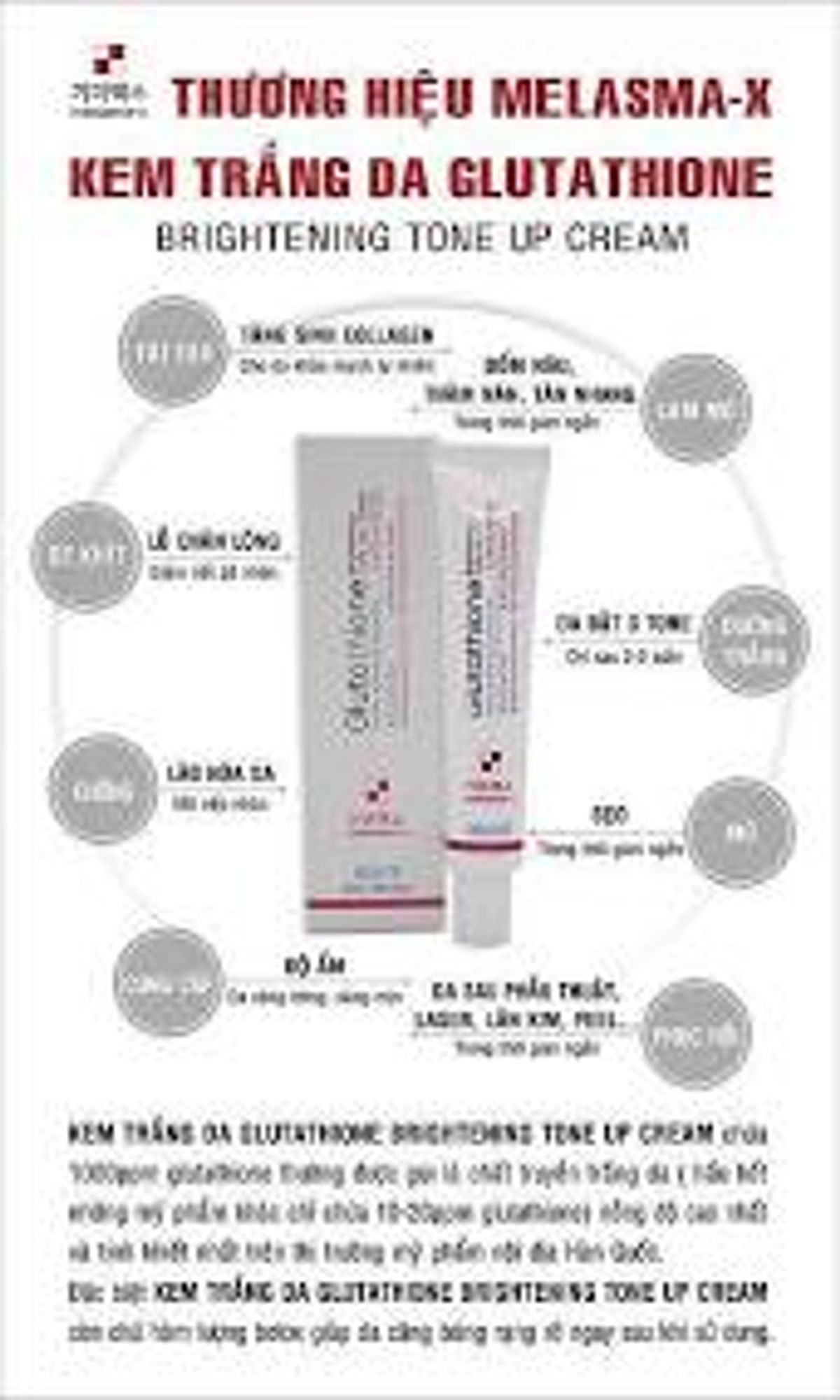 Kem Dng Trng /melasma-glutathione-brightening-tone-up-cream 40ml gi s,  gi bn bun - Th Trng S