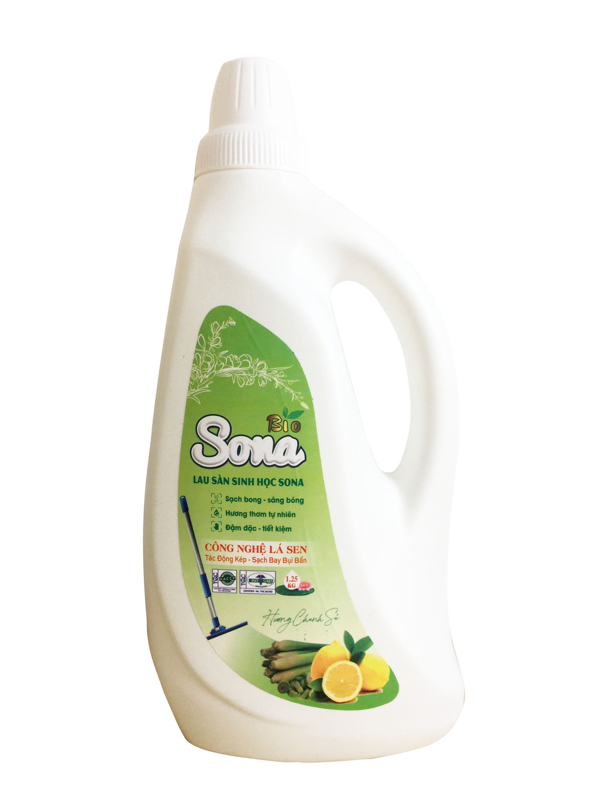 Nước Lau Sàn SoNa 1.25kg Hương Chanh Xả | Đuổi Ruồi Muỗi, Côn Trùng, Cho Sàn Nhà Luôn Sáng Bóng Nước Lau Sàn SoNa 1.25kg Hương Chanh Xả | Đuổi Ruồi Muỗi, Côn Trùng, Cho Sàn Nhà Luôn Sáng Bóng