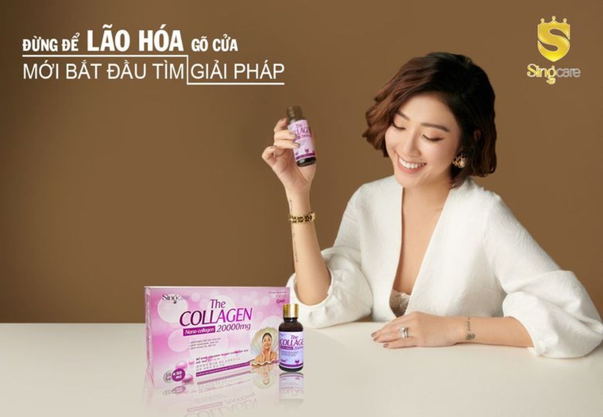 Nước Collagen 20000mg giúp giảm nám, sáng da, đẹp da Hộp 10 Chai - Singcare Nước Collagen 20000mg giúp giảm nám, sáng da, đẹp da Hộp 10 Chai - Singcare