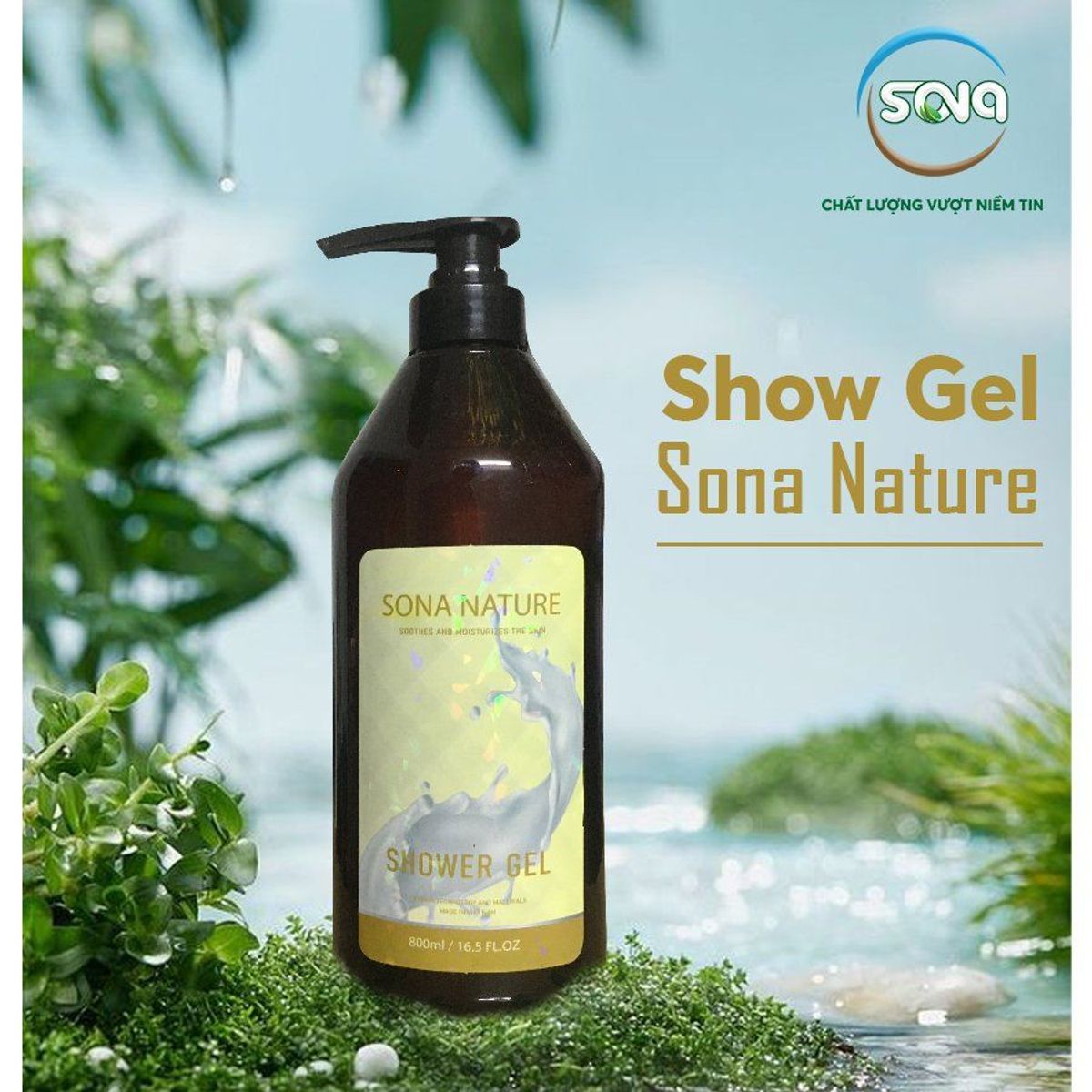 Sữa Tắm Thiên Nhiên SONA Giúp Làn Da Trắng Sáng Mịn Màng - Giúp Cơ Thể có Hương Thơm Quyến Rũ Sữa Tắm Thiên Nhiên SONA Giúp Làn Da Trắng Sáng Mịn Màng - Giúp Cơ Thể có Hương Thơm Quyến Rũ