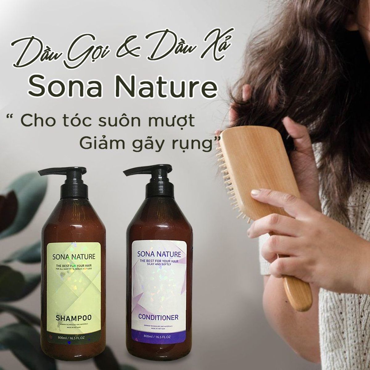 DẦU GỘI TỪ THIÊN NHIÊN SONA | Chai 800ml | Giảm Gãy Rụng Tóc - Chống chẻ ngọn -Kích Thích Mọc Tóc Và Nuôi Dưỡng Mái Tóc Chắc Khoẻ DẦU GỘI TỪ THIÊN NHIÊN SONA | Chai 800ml | Giảm Gãy Rụng Tóc - Chống chẻ ngọn -Kích Thích Mọc Tóc Và Nuôi Dưỡng Mái Tóc Chắc Khoẻ