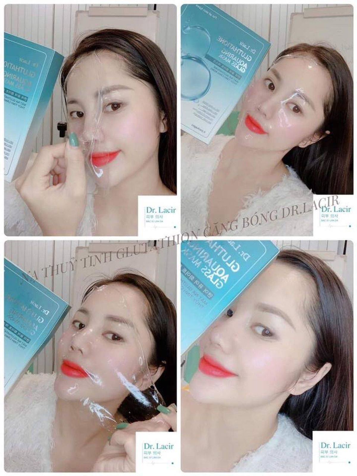 mặt nạ glutathione aquaring glass mask GLU – THỦY TINH CĂNG BÓNG giá sỉ, giá bán buôn SkinType:All Skin Types