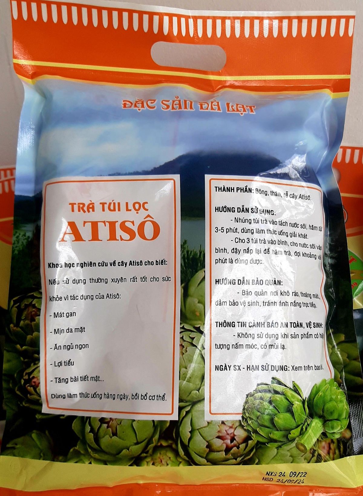 Combo kg Trà ATISO túi lọc VŨ NGÂN -🥰 NHẬP SỈ NGAY - LỜI TỪ 100K/KG NÀY! Đặc sản số 1 Đà Lạt - Ngủ ngon, mát gan, đẹp da. 1kg/5 gói (mỗi gói 200g gồm 100 túi lọc) Combo kg Trà ATISO túi lọc VŨ NGÂN -🥰 NHẬP SỈ NGAY - LỜI TỪ 100K/KG NÀY! Đặc sản số 1 Đà Lạt - Ngủ ngon, mát gan, đẹp da. 1kg/5 gói (mỗi gói 200g gồm 100 túi lọc)