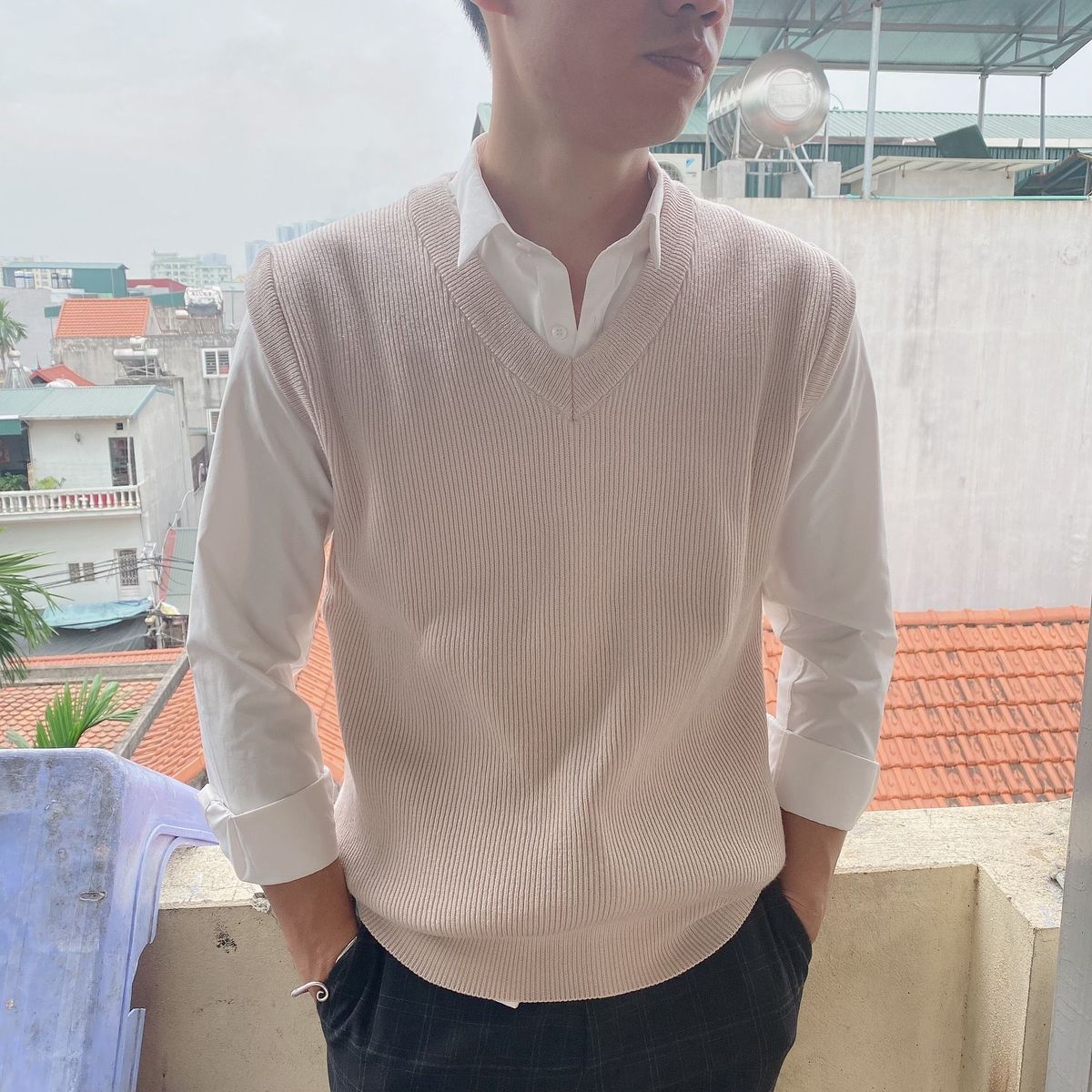 áo len gile nam cổ tim, dày dặn, kiểu dáng Hàn Quốc, chất đẹp, có size to, giletim -Hà Đinh áo len gile nam cổ tim, dày dặn, kiểu dáng Hàn Quốc, chất đẹp, có size to, giletim -Hà Đinh