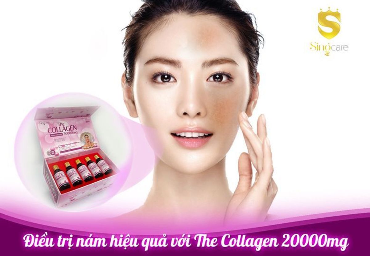 Nước Collagen 20000mg giúp giảm nám, sáng da, đẹp da Hộp 10 Chai - Singcare Nước Collagen 20000mg giúp giảm nám, sáng da, đẹp da Hộp 10 Chai - Singcare