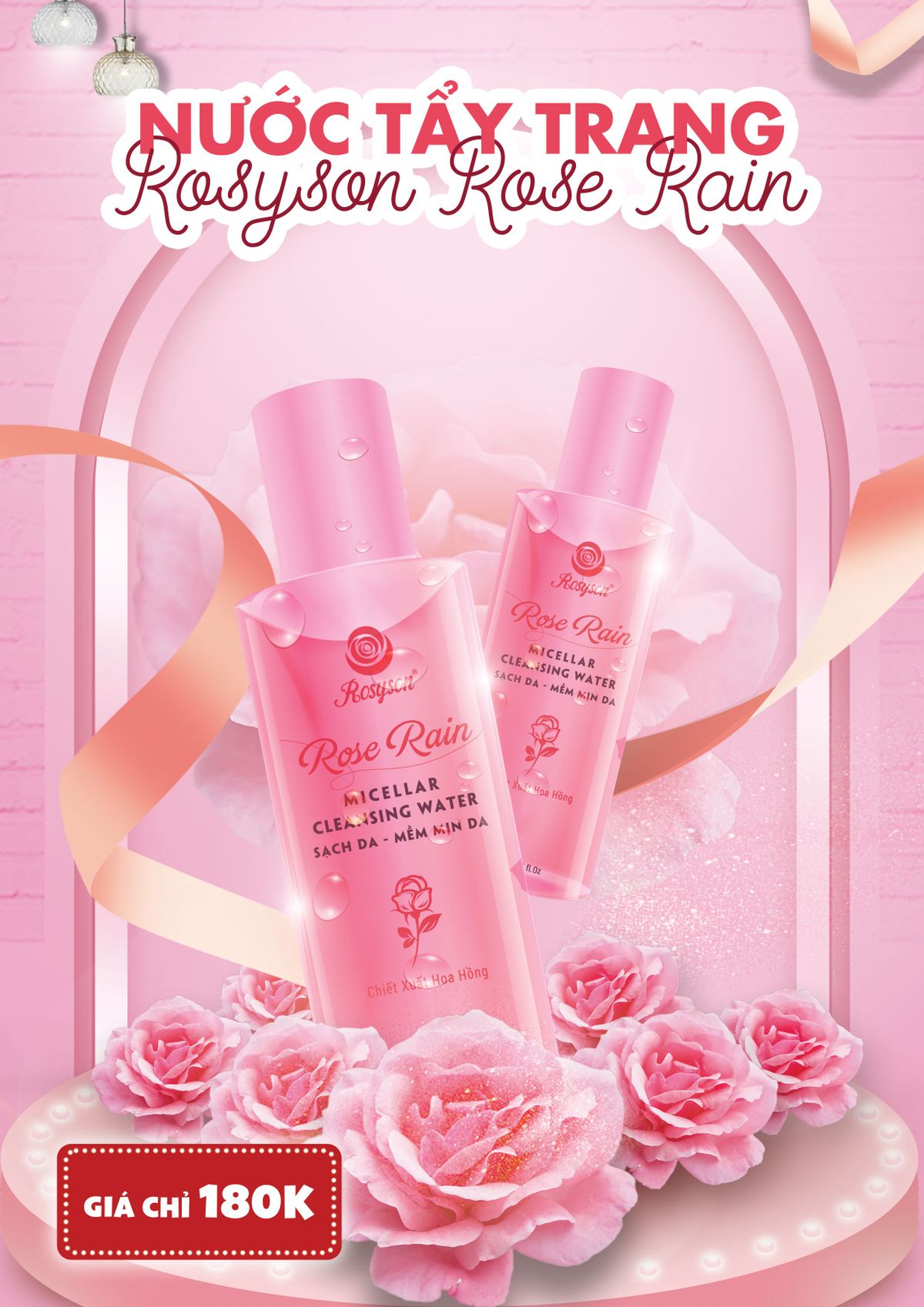 NƯỚC TẨY TRANG ROSYSON KHÔNG CỒN DỊU NHẸ DÀNH CHO CẢ DA NHẠY CẢM 200ML NƯỚC TẨY TRANG ROSYSON KHÔNG CỒN DỊU NHẸ DÀNH CHO CẢ DA NHẠY CẢM 200ML