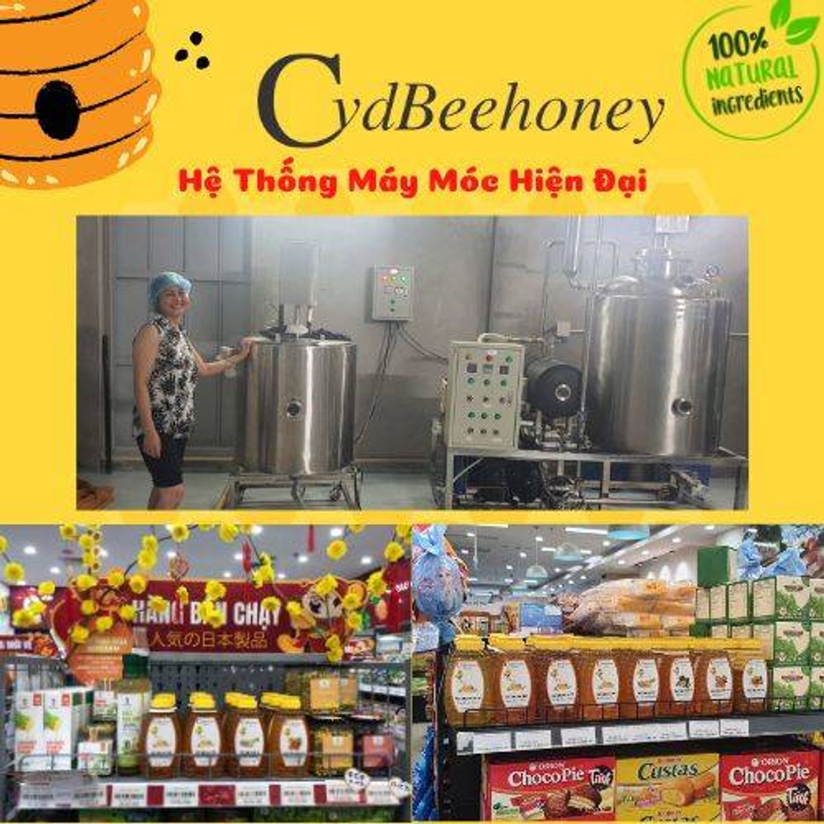 Mật Ong Nguyên Chất Hoa Cafe 500g Cvdbeehoney - Coffee Flower Honey Mật Ong Nguyên Chất Hoa Cafe 500g Cvdbeehoney - Coffee Flower Honey