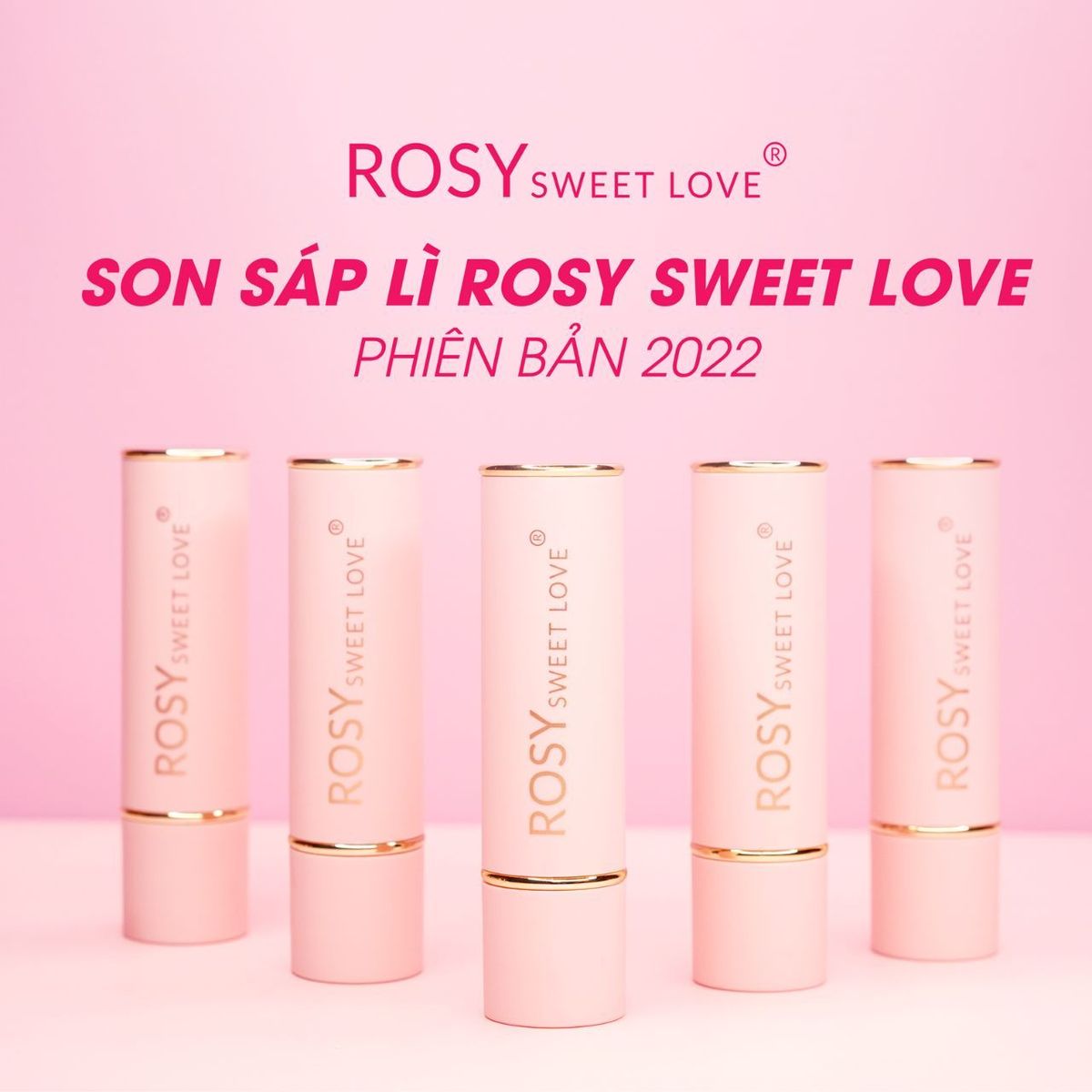SON SÁP LÌ KHÔNG CHÌ ROSY MÀU HỒNG KUTE ĐỐN TIM BAO CÔ GÁI SON SÁP LÌ KHÔNG CHÌ ROSY MÀU HỒNG KUTE ĐỐN TIM BAO CÔ GÁI