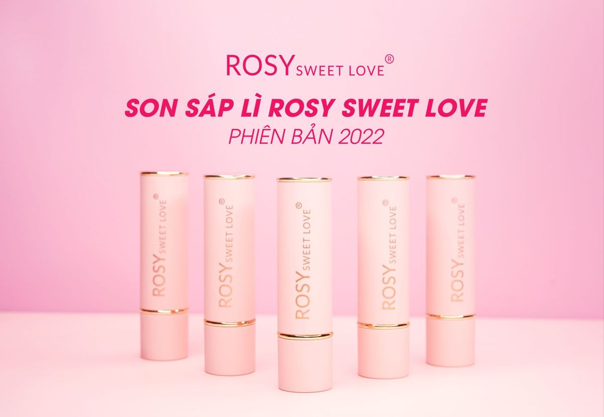 SON SÁP LÌ ROSY MÀU CAM ĐỎ TÔNG DA TRẮNG BỀN MÀU MỀM MÔI SON SÁP LÌ ROSY MÀU CAM ĐỎ TÔNG DA TRẮNG BỀN MÀU MỀM MÔI