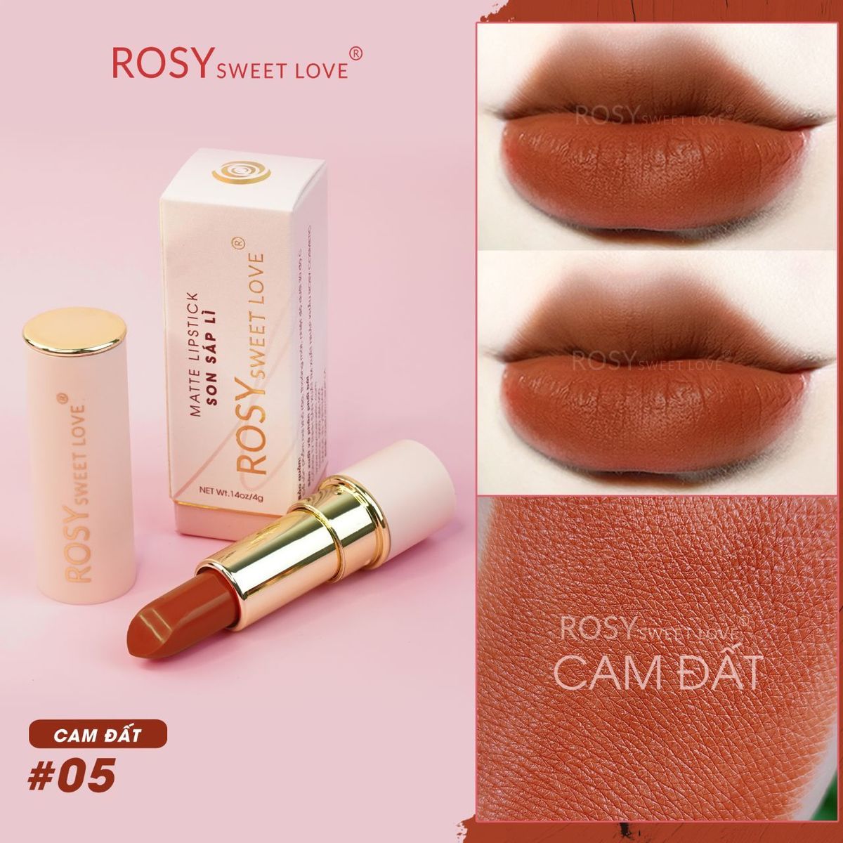 SON SÁP LÌ CAM ĐẤT TÔN DA, BỀN MÀU LÊN ĐẾN 12H KHÔNG CHỨA CHÌ SON SÁP LÌ CAM ĐẤT TÔN DA, BỀN MÀU LÊN ĐẾN 12H KHÔNG CHỨA CHÌ
