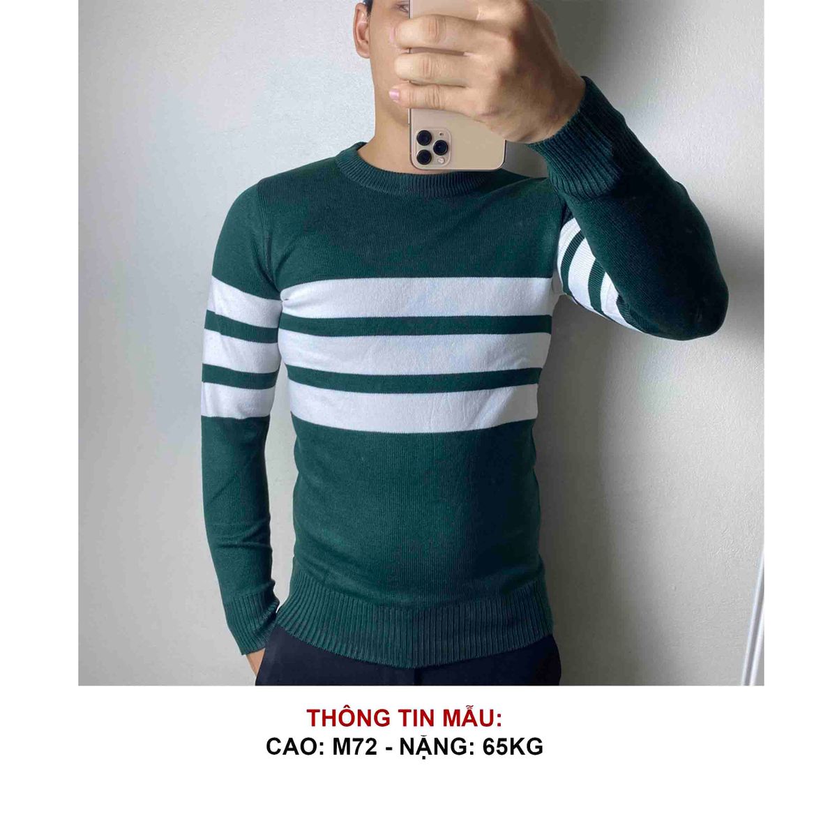 Áo len nam cổ tròn Hàn Quốc, họa tiết kẻ, len dệt kim, dày dặn tronke3v-m9 Áo len nam cổ tròn Hàn Quốc, họa tiết kẻ, len dệt kim, dày dặn tronke3v-m9