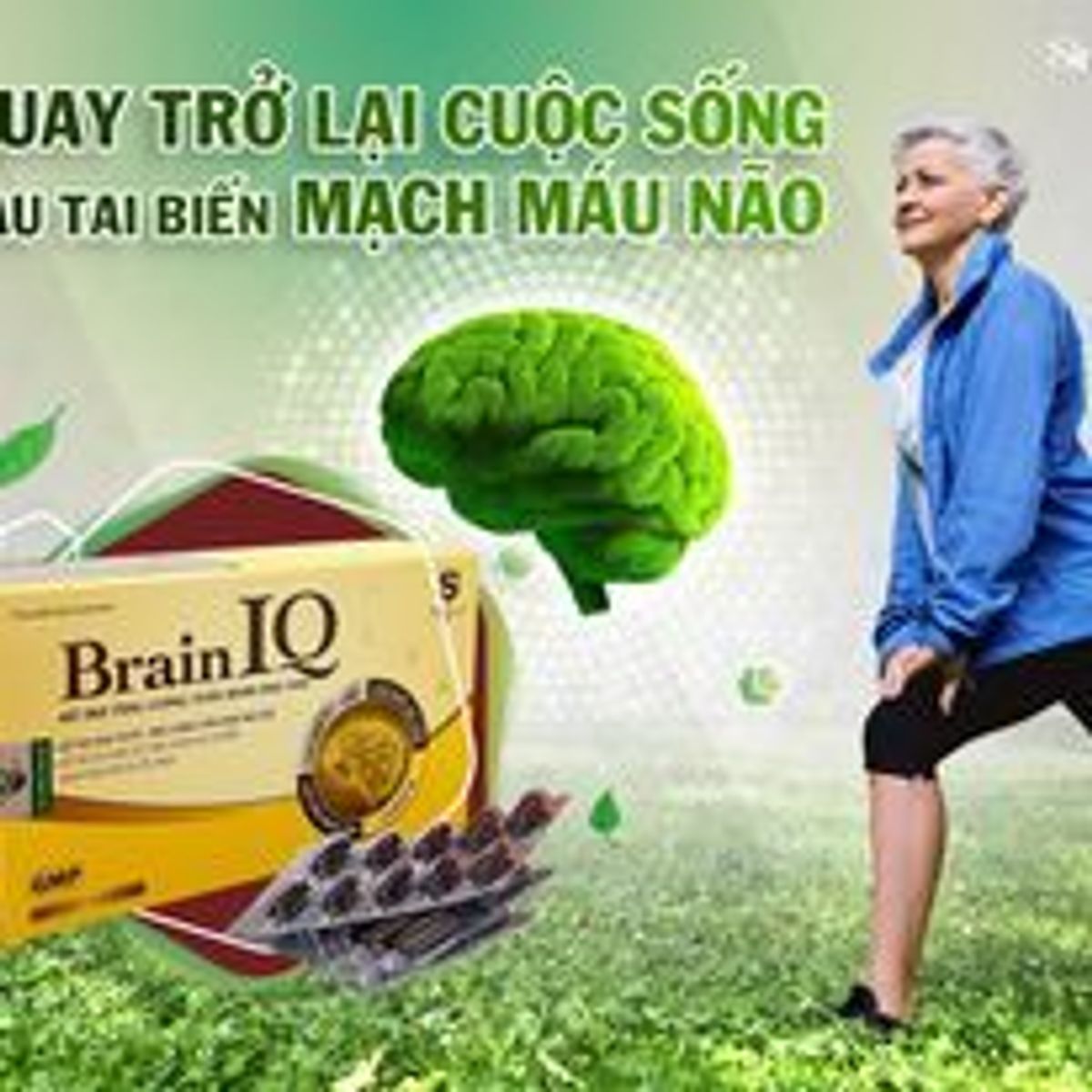 Viên Uống Bổ Não Brain IQ tăng cường tuần hoàn não, dưỡng tâm an thần giúp ngủ ngon cải thiện trí nhớ Viên Uống Bổ Não Brain IQ tăng cường tuần hoàn não, dưỡng tâm an thần giúp ngủ ngon cải thiện trí nhớ