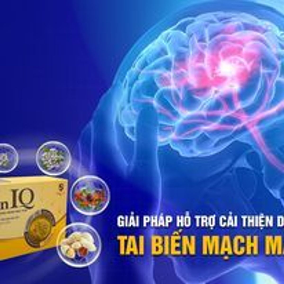 Viên Uống Bổ Não Brain IQ tăng cường tuần hoàn não, dưỡng tâm an thần giúp ngủ ngon cải thiện trí nhớ Viên Uống Bổ Não Brain IQ tăng cường tuần hoàn não, dưỡng tâm an thần giúp ngủ ngon cải thiện trí nhớ