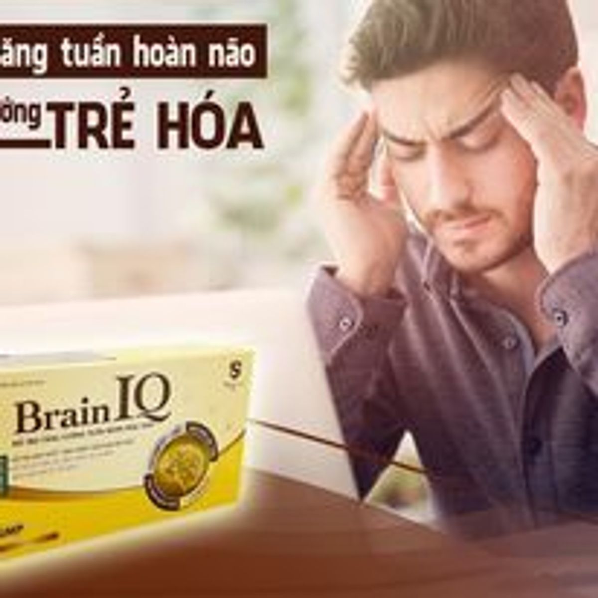 Viên Uống Bổ Não Brain IQ tăng cường tuần hoàn não, dưỡng tâm an thần giúp ngủ ngon cải thiện trí nhớ Viên Uống Bổ Não Brain IQ tăng cường tuần hoàn não, dưỡng tâm an thần giúp ngủ ngon cải thiện trí nhớ